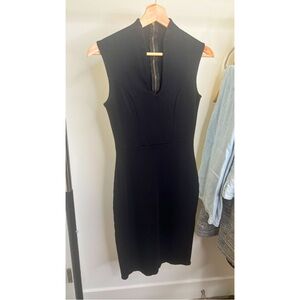 Calvin Klein Elegant Black Sleeveless Dress
